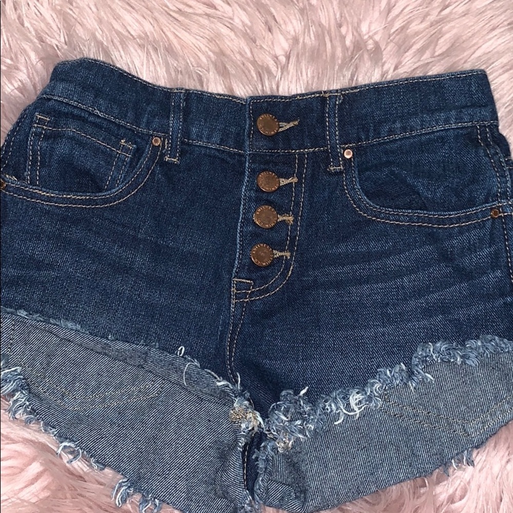 denim shorts